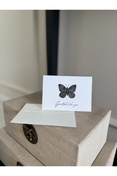 Greeting Card - Grateful for You Butterfly 